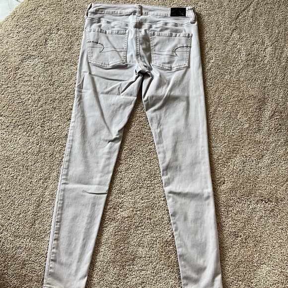 American Eagle Women’s Off White/Cream Jegging - Picture 3 of 4